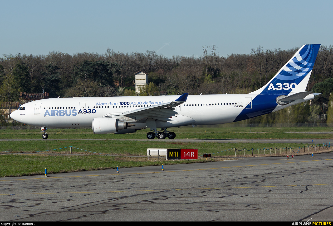 Airbus Industrie F-WWCB aircraft at Toulouse - Blagnac