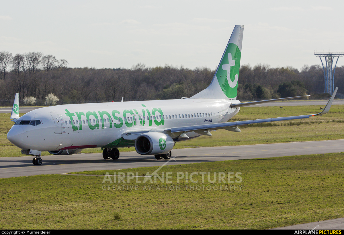 Transavia PH-HZE aircraft at Luxembourg - Findel