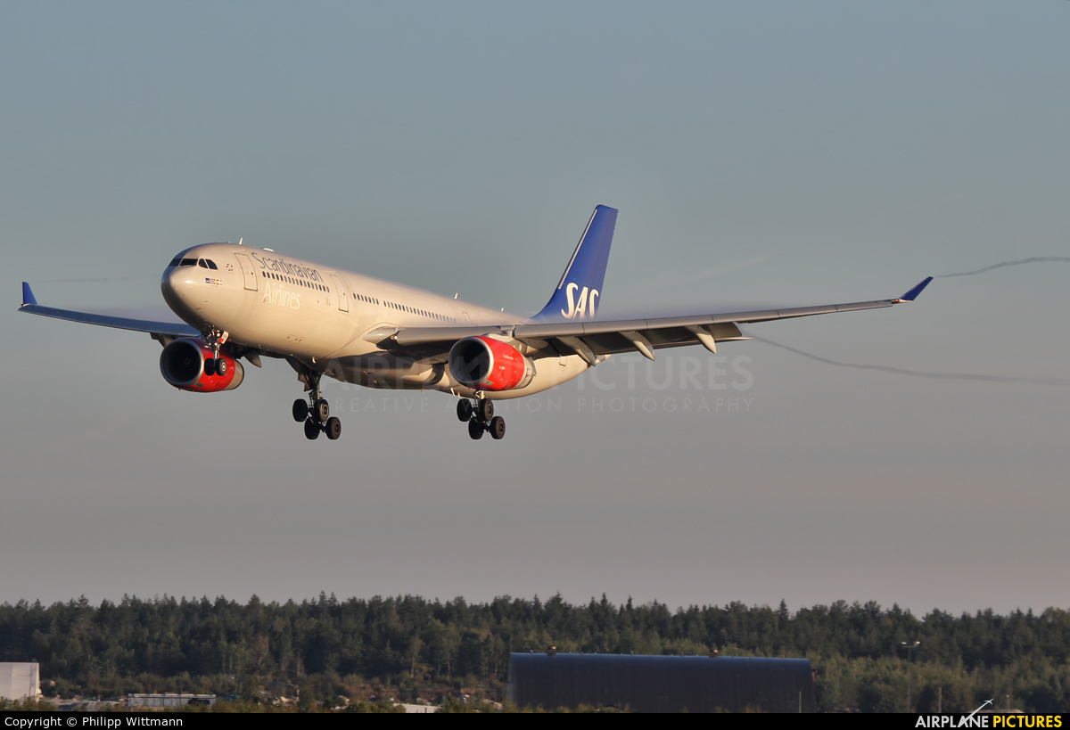SAS - Scandinavian Airlines LN-RKM aircraft at Stockholm - Arlanda