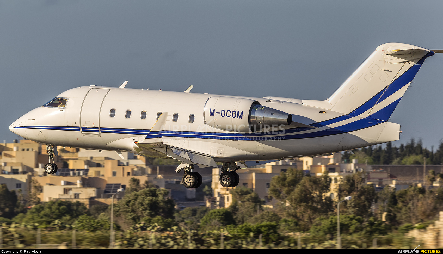 Private M-OCOM aircraft at Malta Intl