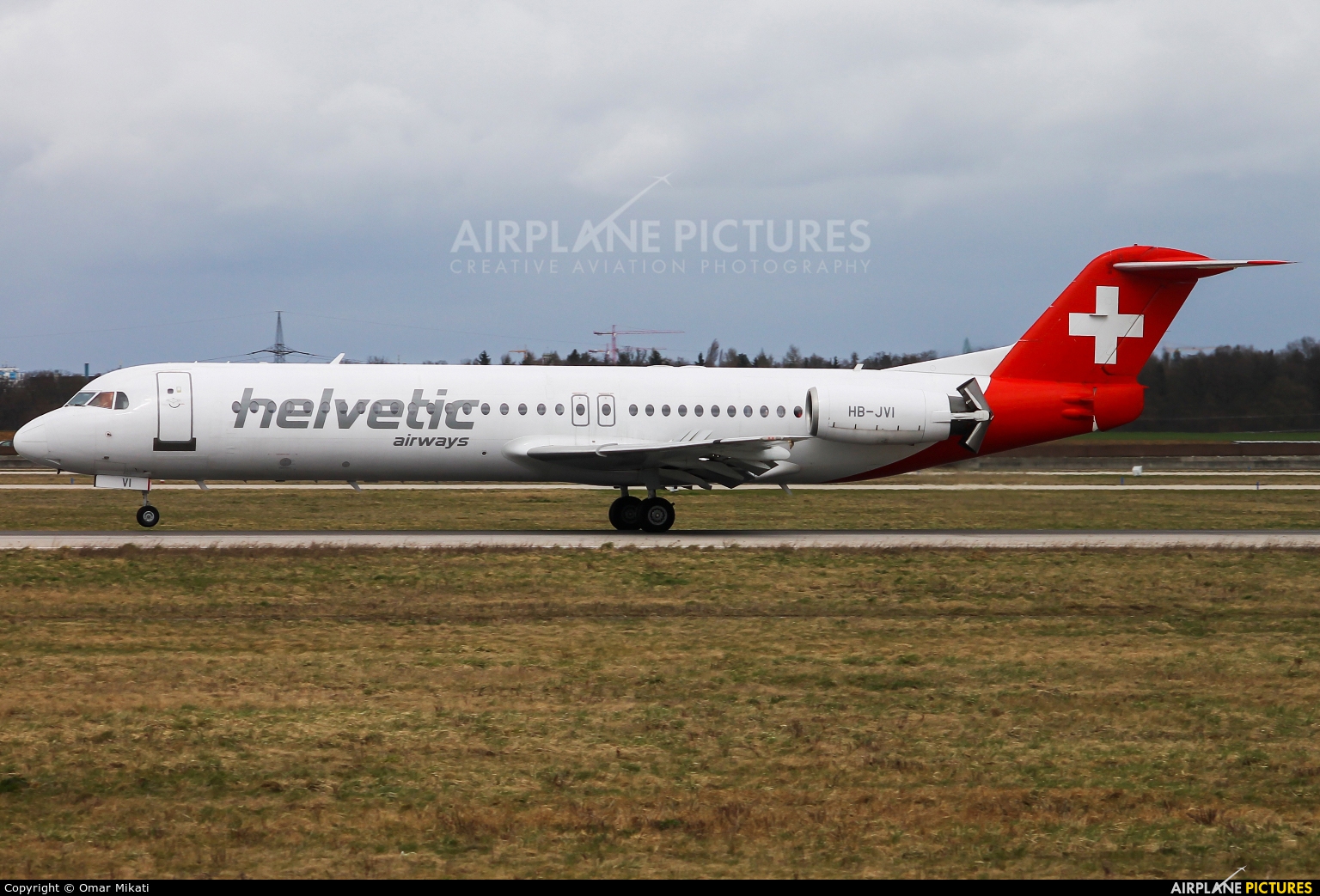 Helvetic Airways HB-JVI aircraft at Stuttgart
