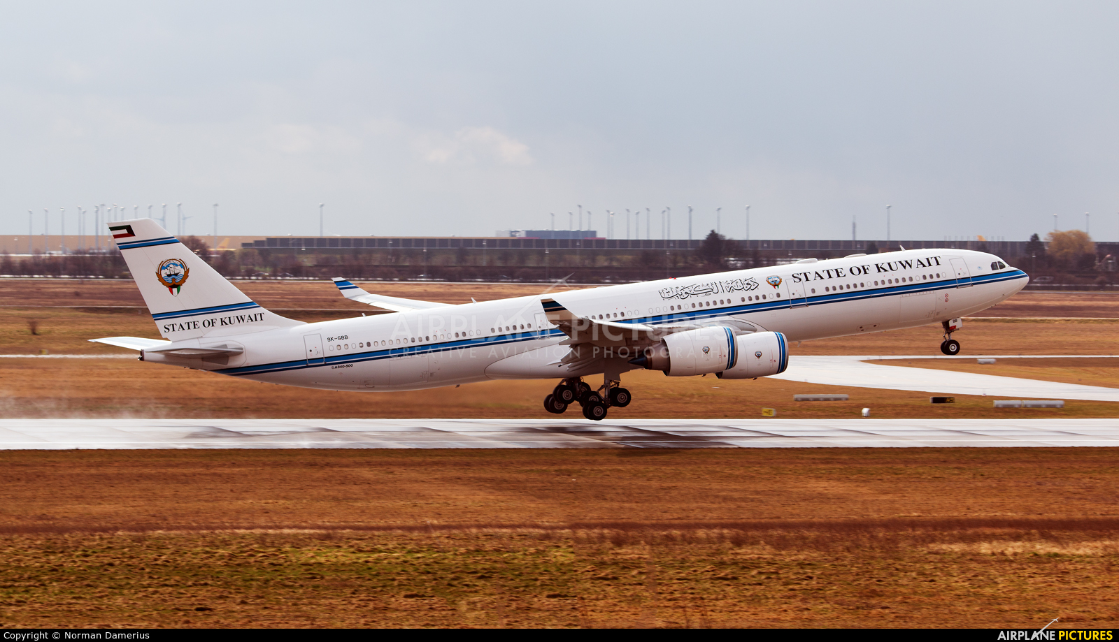 Kuwait - Government 9K-GBB aircraft at Leipzig - Halle