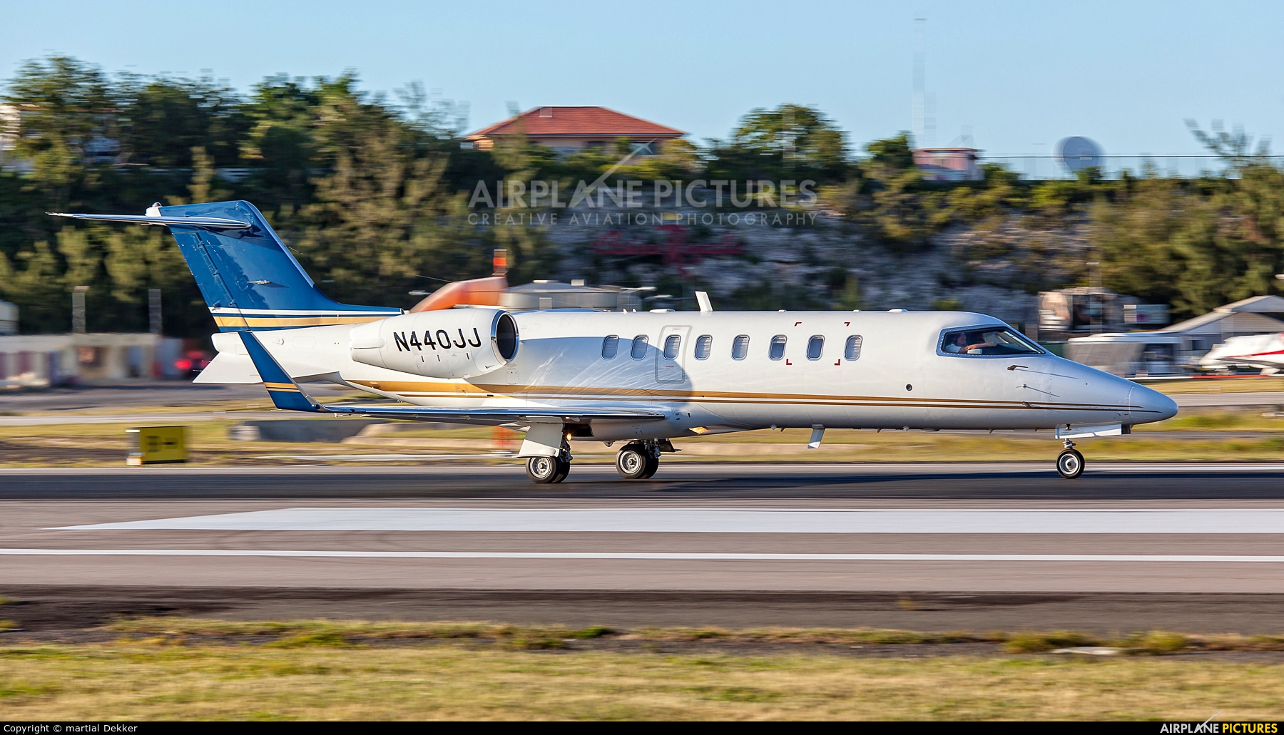 Private N440JJ aircraft at Sint Maarten - Princess Juliana Intl