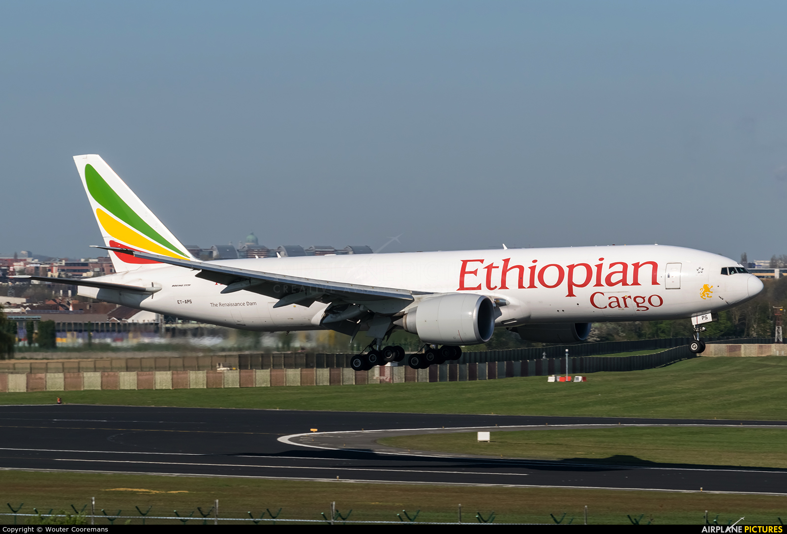 Ethiopian Cargo ET-APS aircraft at Brussels - Zaventem