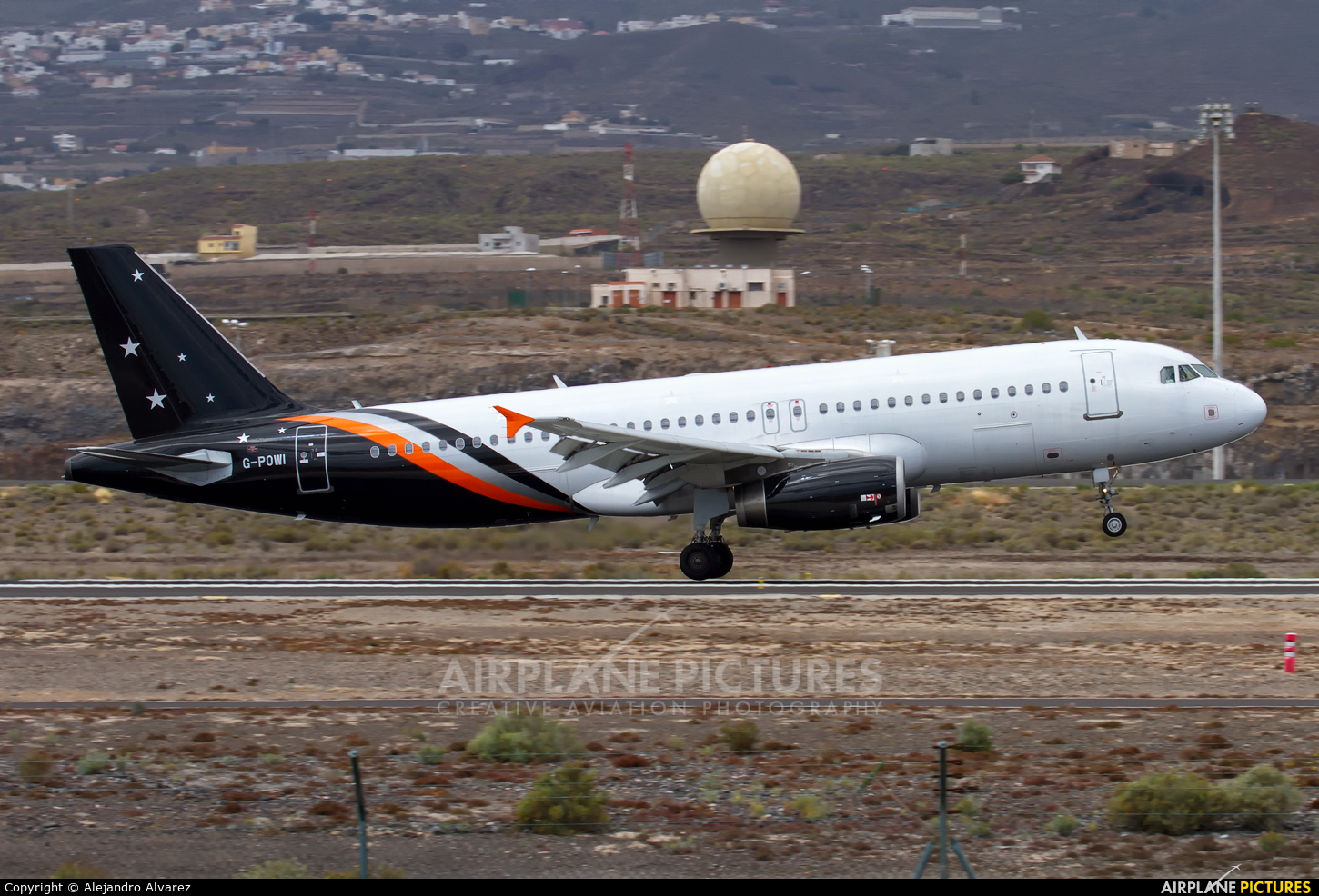 Titan Airways G-POWI aircraft at Tenerife Sur - Reina Sofia