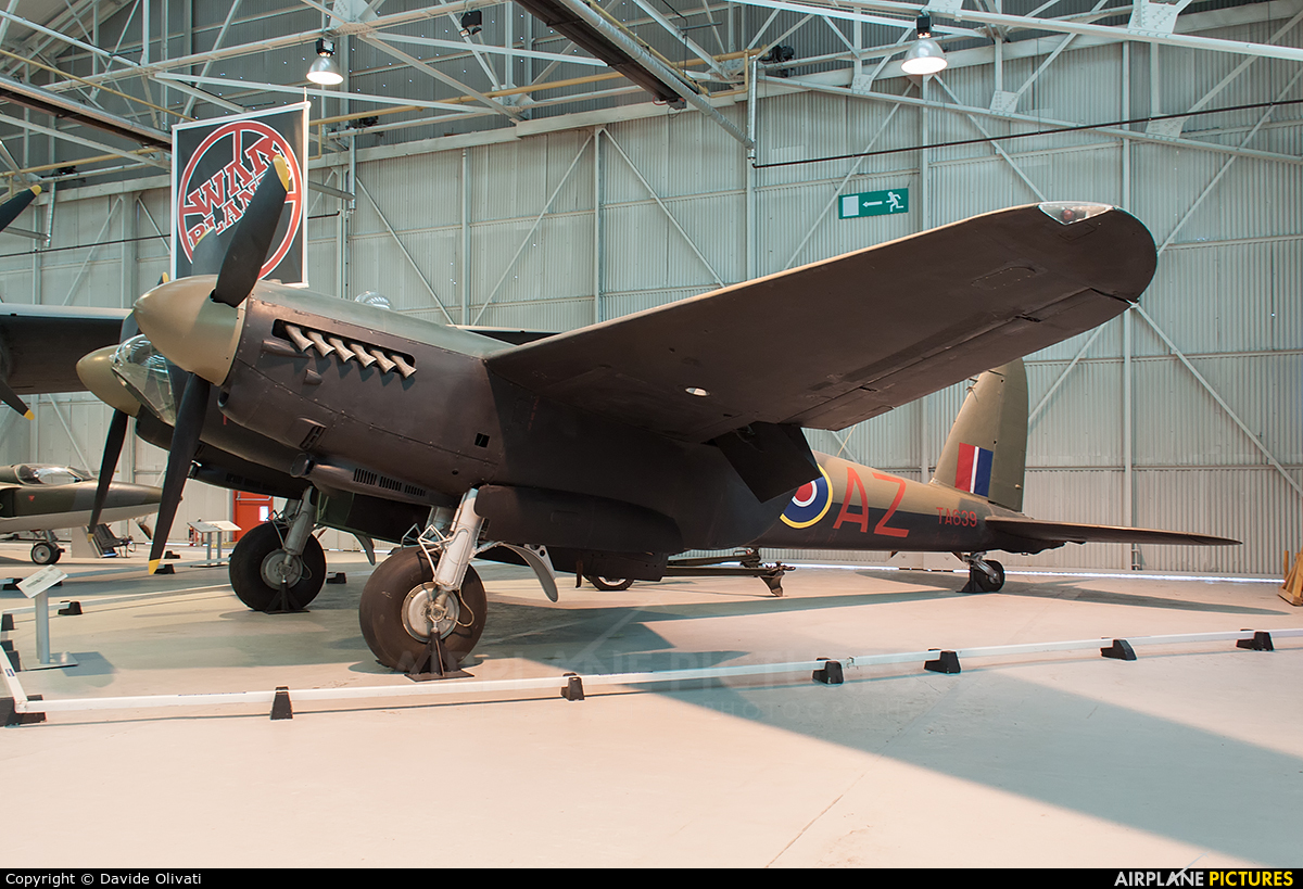 Royal Air Force TA639 aircraft at Cosford - RAF Museum