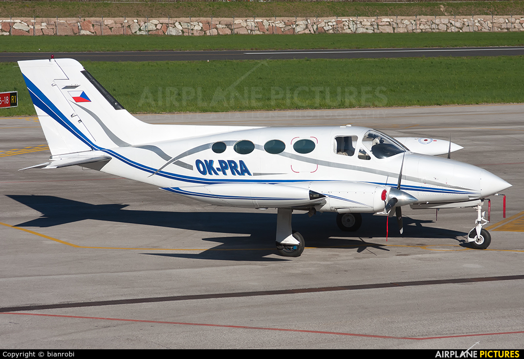 Private OK-PRA aircraft at Trento - Mattarello
