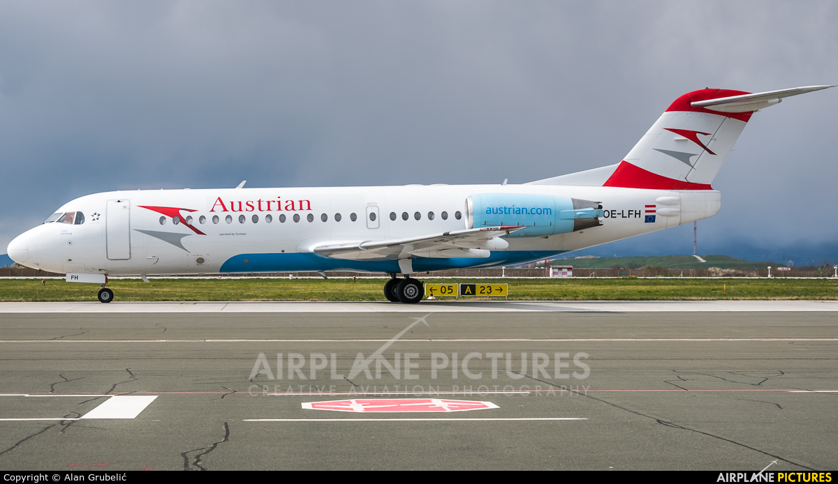 Austrian Airlines/Arrows/Tyrolean OE-LFH aircraft at Zagreb