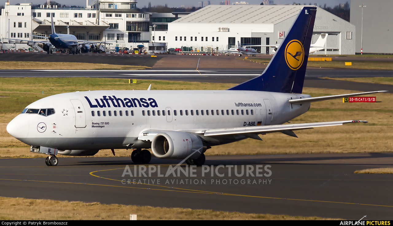 Lufthansa D-ABIL aircraft at Birmingham