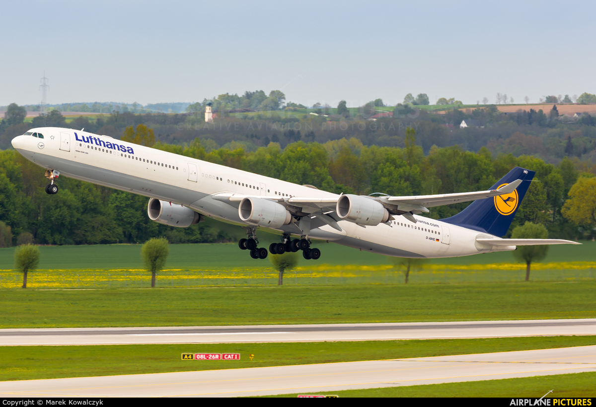 Lufthansa D-AIHQ aircraft at Munich