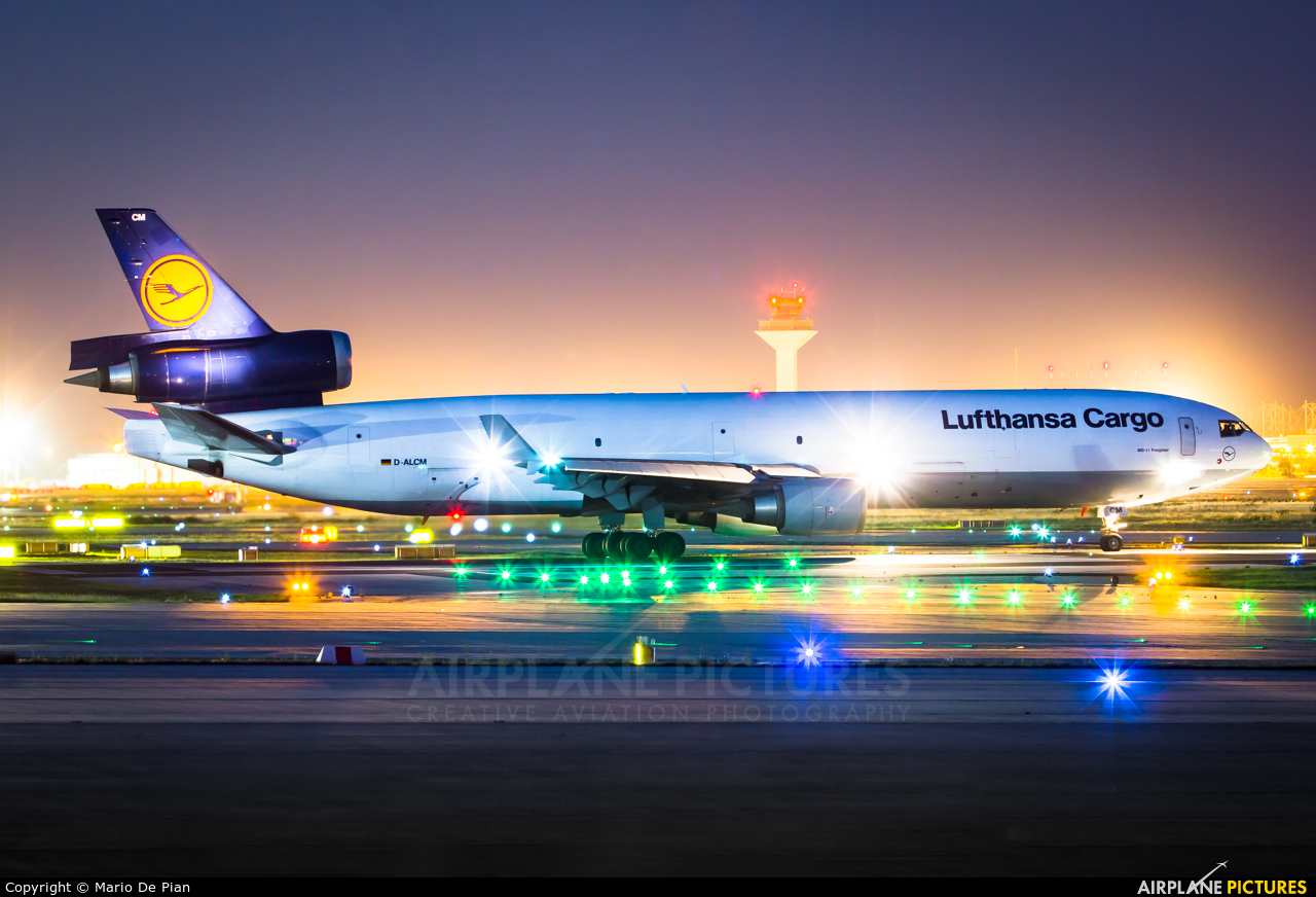 Lufthansa Cargo D-ALCM aircraft at Frankfurt
