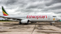 ET-AQO - Ethiopian Airlines Boeing 737-800 aircraft