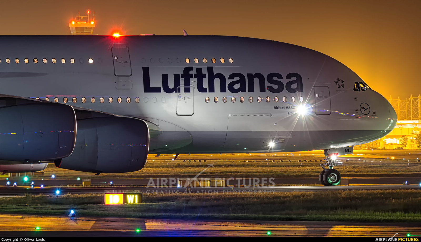 Lufthansa D-AIML aircraft at Frankfurt
