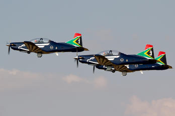 2018 - South Africa - Air Force: Silver Falcons Pilatus PC-7 I & II