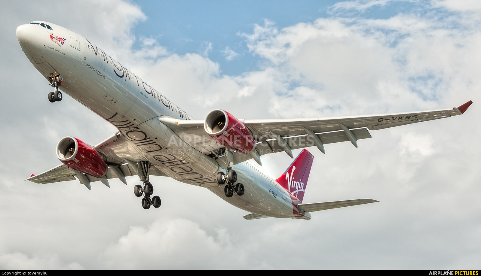 Virgin Atlantic G-VKSS aircraft at London - Heathrow