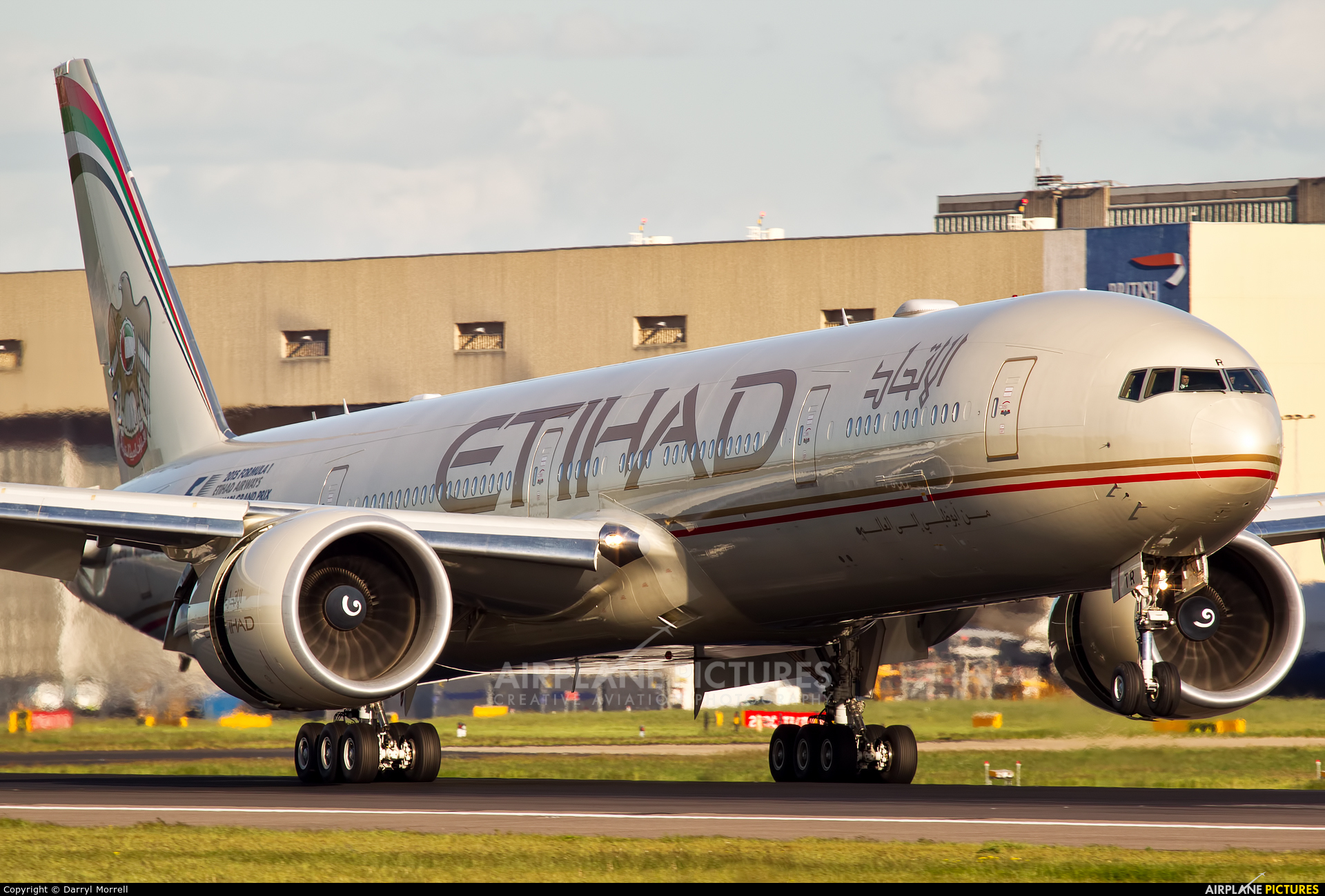 Etihad Airways A6-ETR aircraft at London - Heathrow