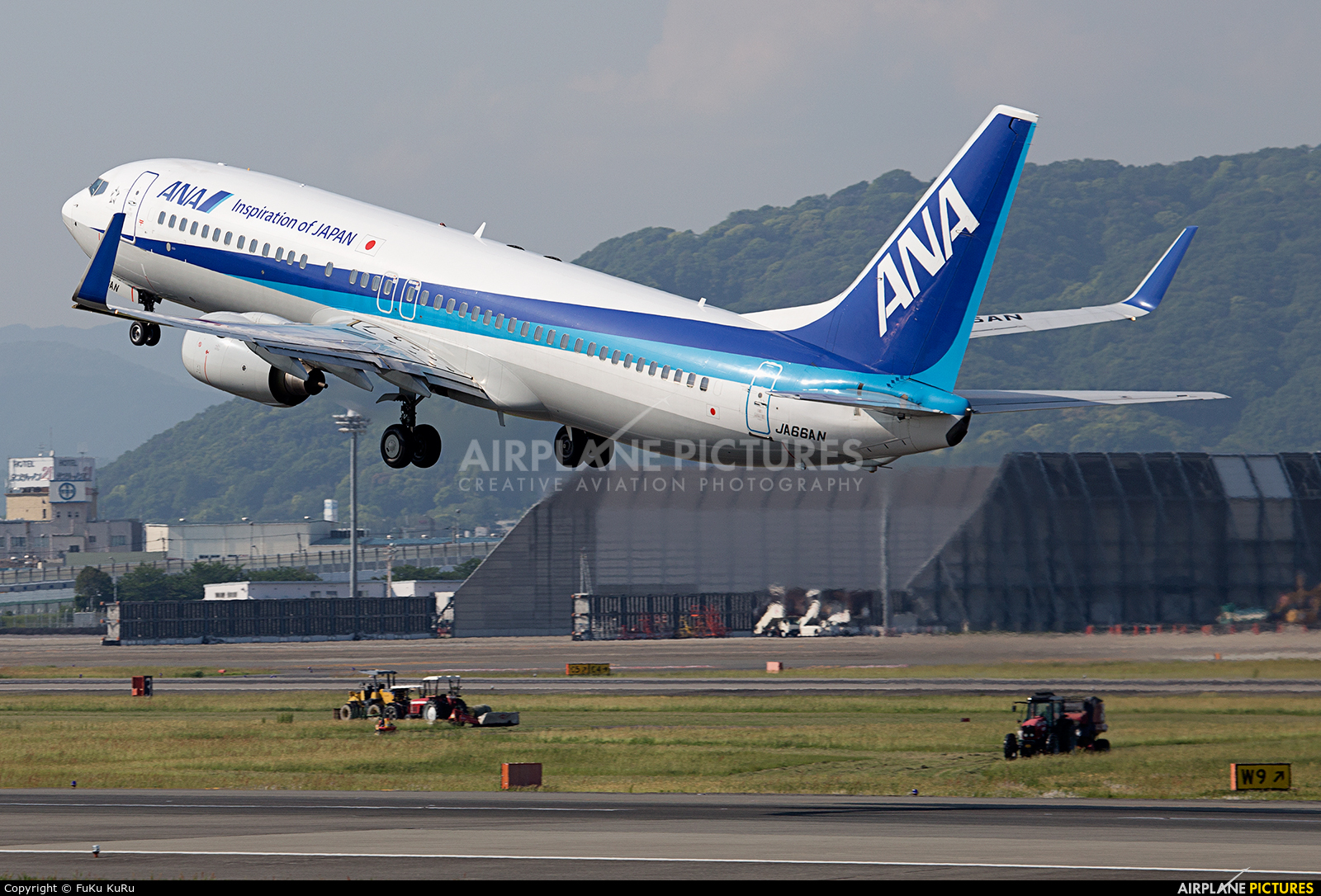 ANA - All Nippon Airways JA66AN aircraft at Osaka - Itami Intl