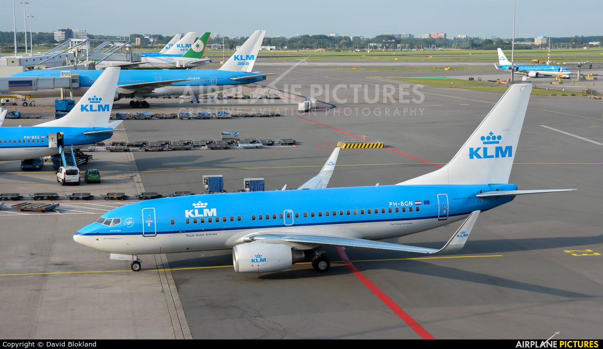 KLM PH-BGN aircraft at Amsterdam - Schiphol