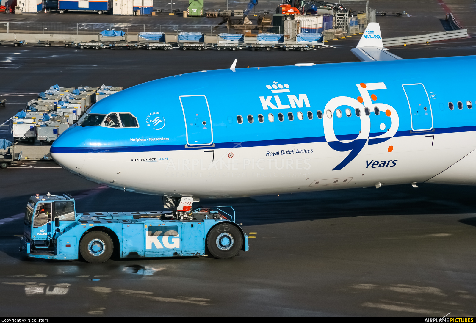 KLM PH-AKF aircraft at Amsterdam - Schiphol