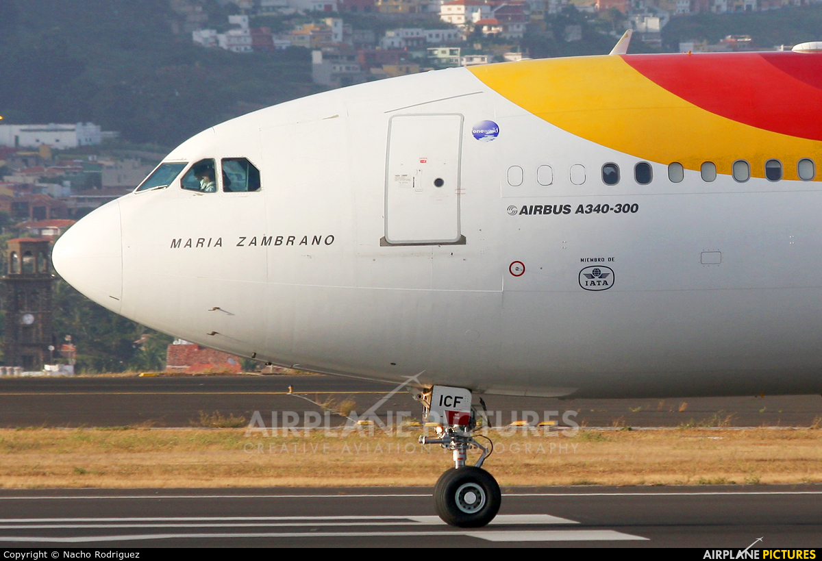 Iberia EC-ICF aircraft at Tenerife Norte - Los Rodeos