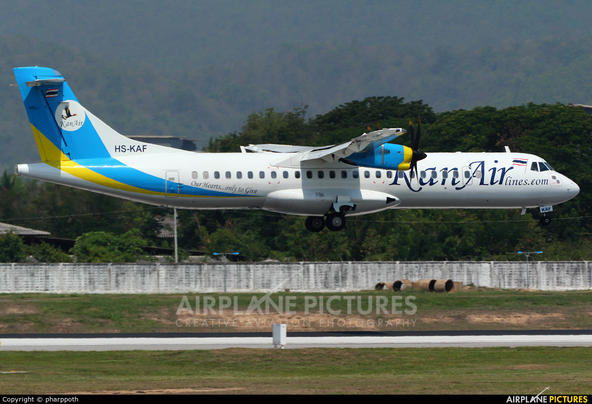 Kan Air HS-KAF aircraft at Chiang-Mai