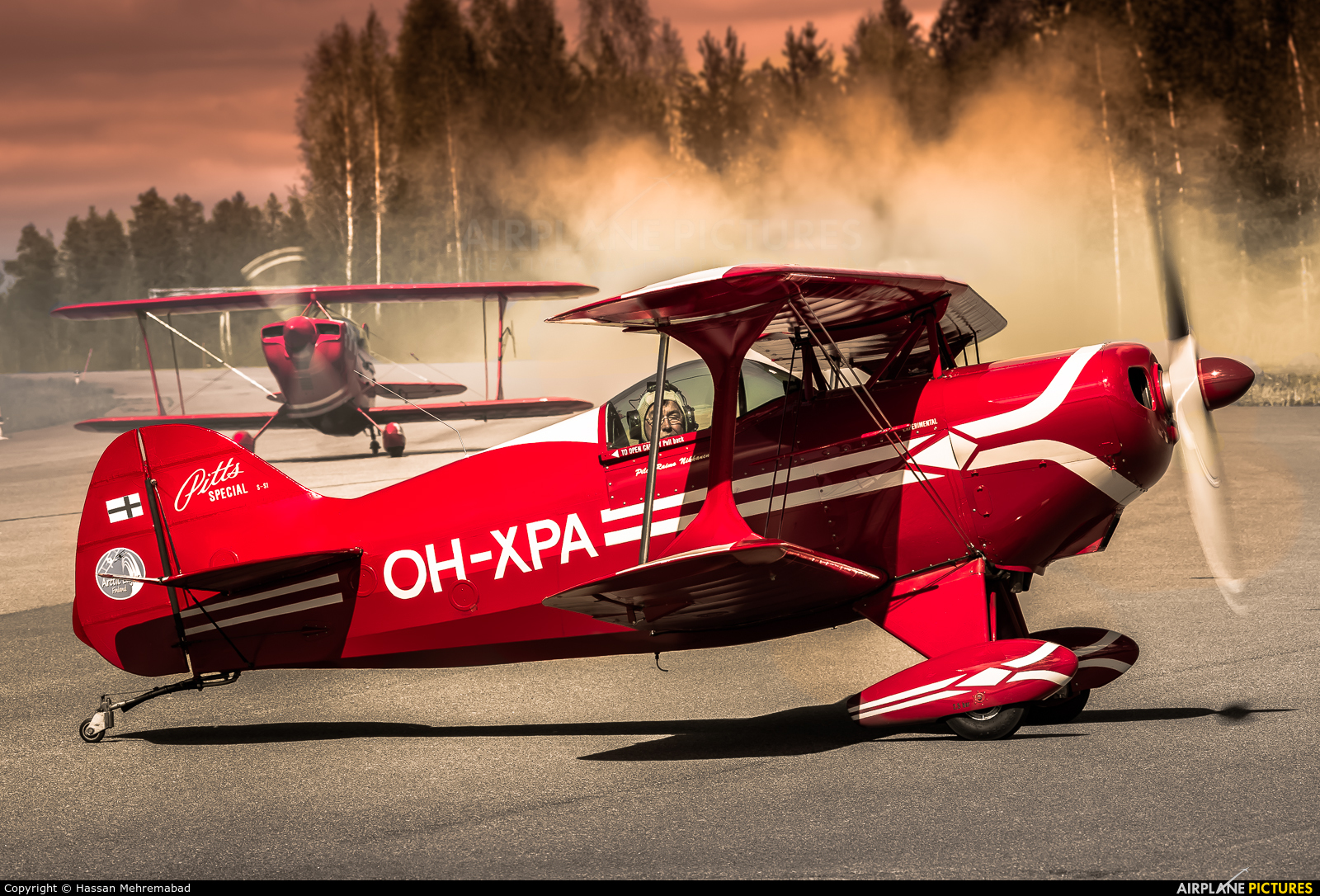 Private OH-XPA aircraft at Tampere-Pirkkala