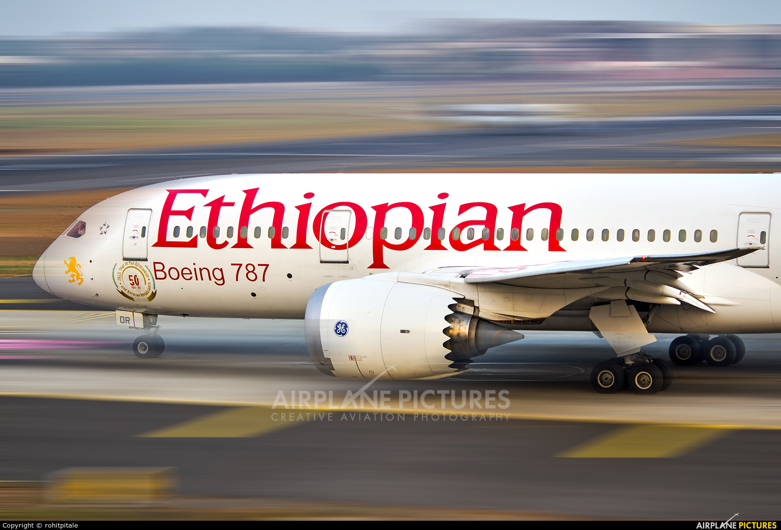 Ethiopian Airlines ET-AOR aircraft at Mumbai - Chhatrapati Shivaji Intl