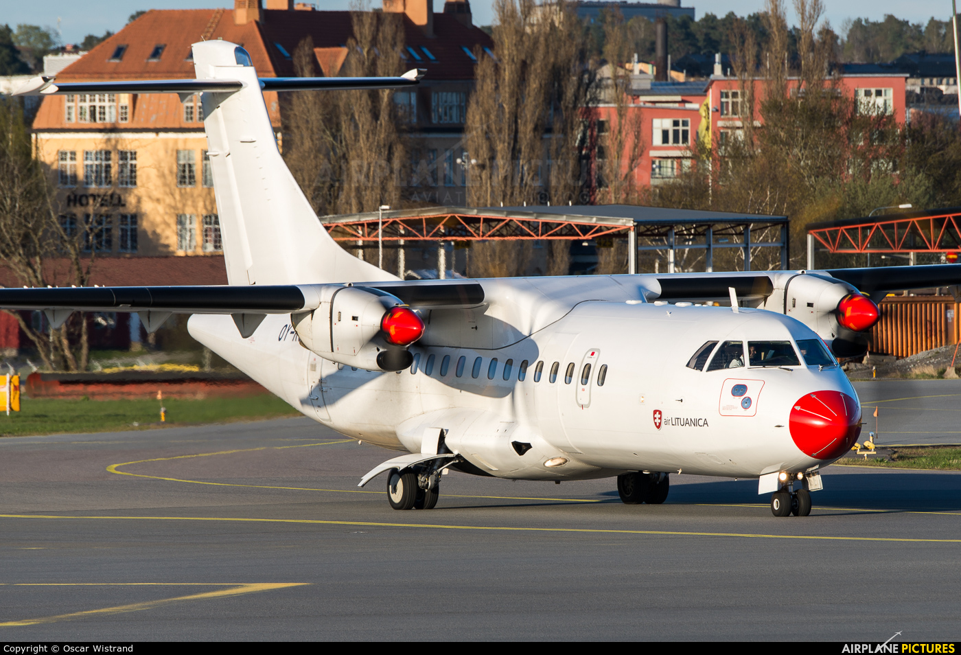 Danish Air Transport OY-RUO aircraft at Stockholm - Bromma