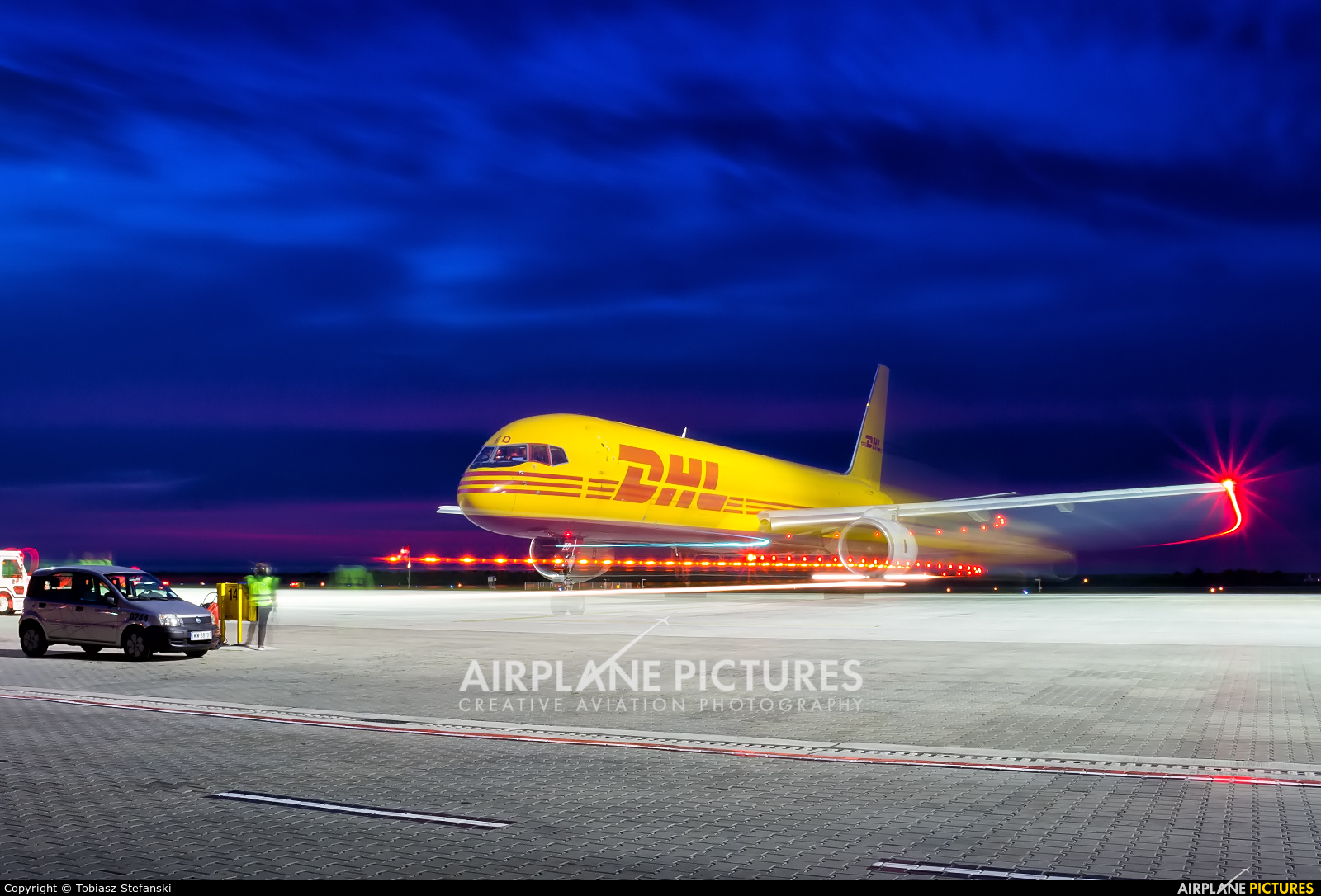 DHL Cargo D-ALED aircraft at Katowice - Pyrzowice