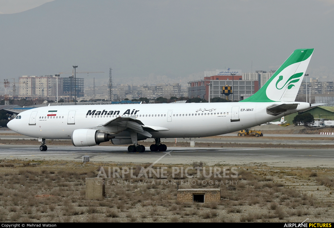 Mahan Air EP-MNT aircraft at Tehran - Mehrabad Intl