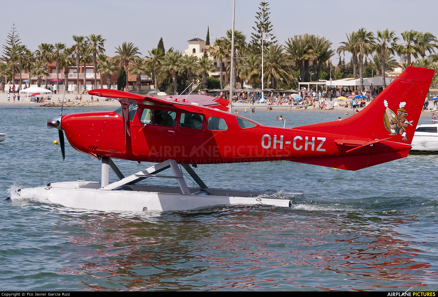 Private OH-CHZ aircraft at Murcia - Los Alcázares