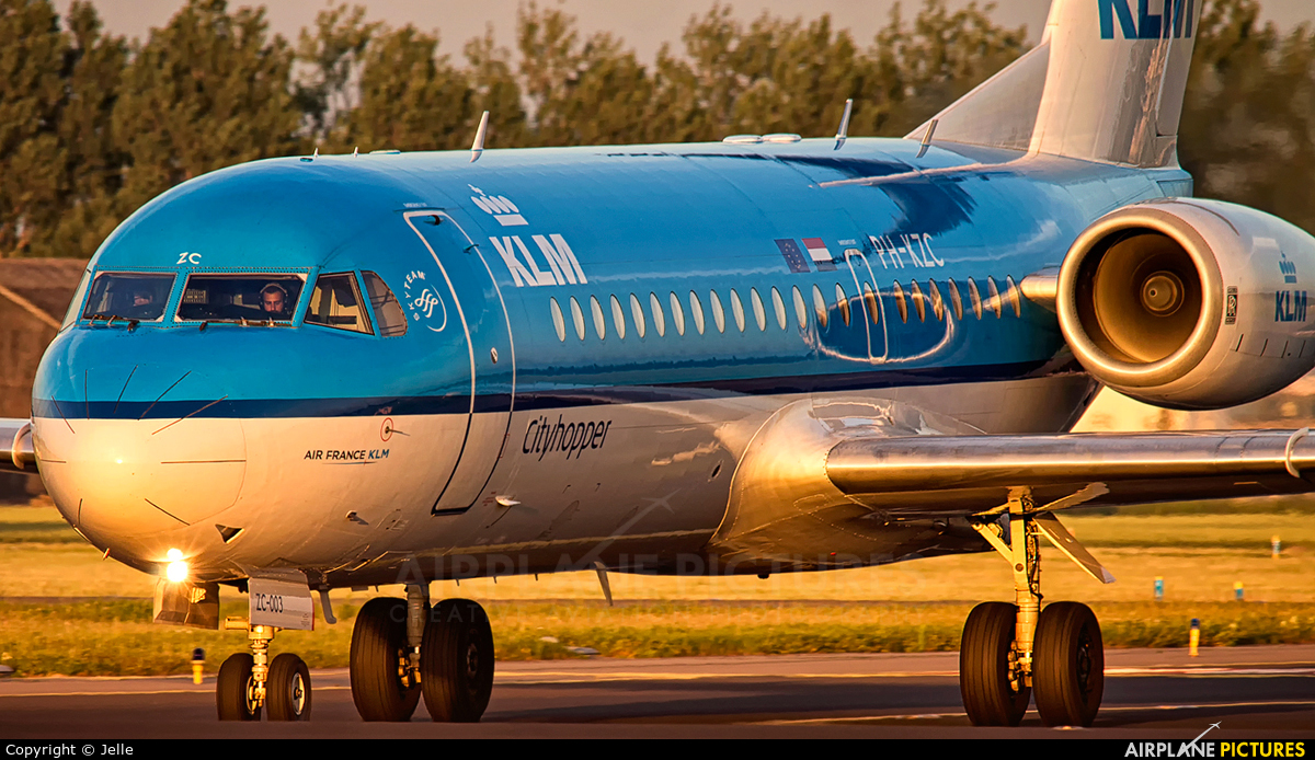 KLM Cityhopper PH-KZC aircraft at Amsterdam - Schiphol