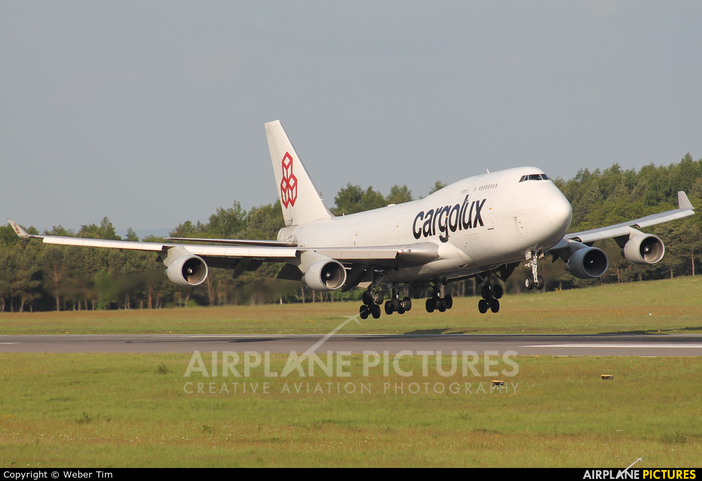 Cargolux LX-DCV aircraft at Luxembourg - Findel