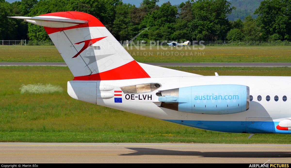 Austrian Airlines/Arrows/Tyrolean OE-LVH aircraft at Graz