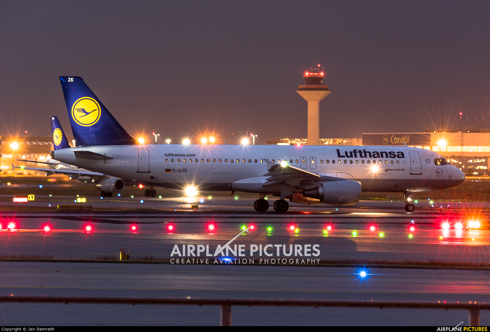 Lufthansa D-AIZK aircraft at Frankfurt