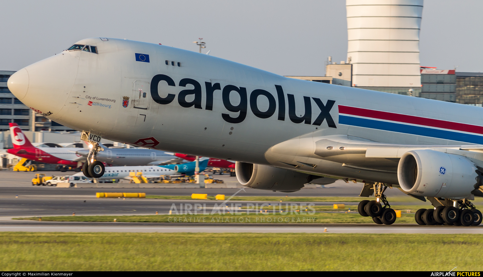 Cargolux LX-VCD aircraft at Vienna - Schwechat