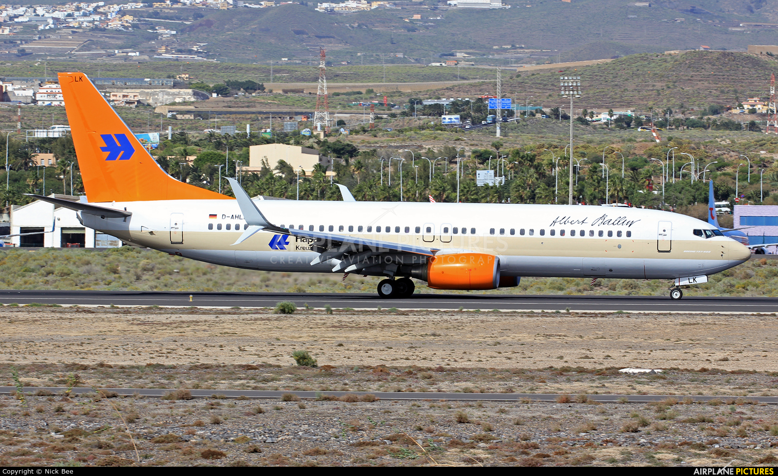 Hapag-Lloyd D-AHLK aircraft at Tenerife Sur - Reina Sofia