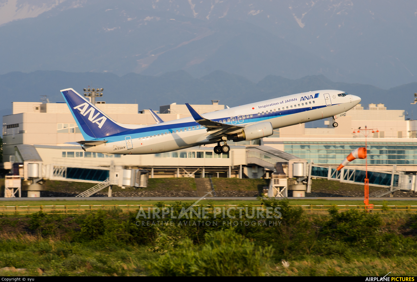 ANA - All Nippon Airways JA55AN aircraft at Toyama