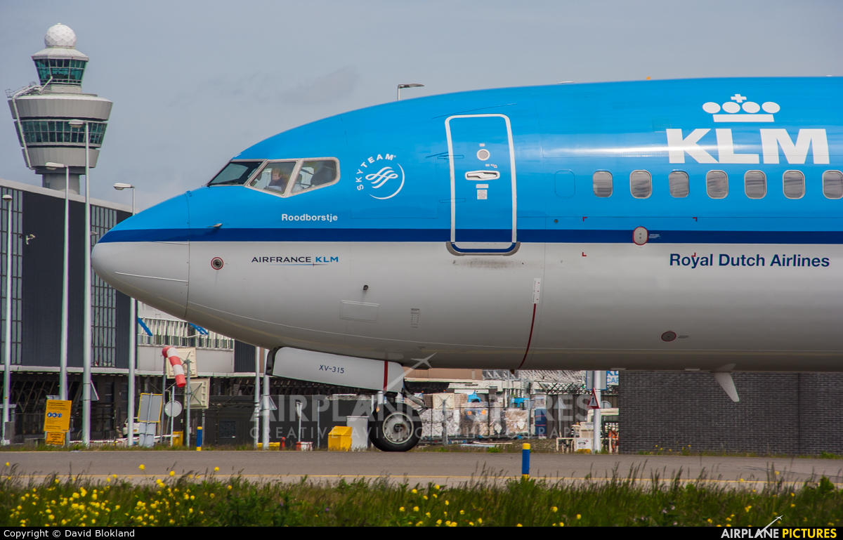 KLM PH-BXV aircraft at Amsterdam - Schiphol