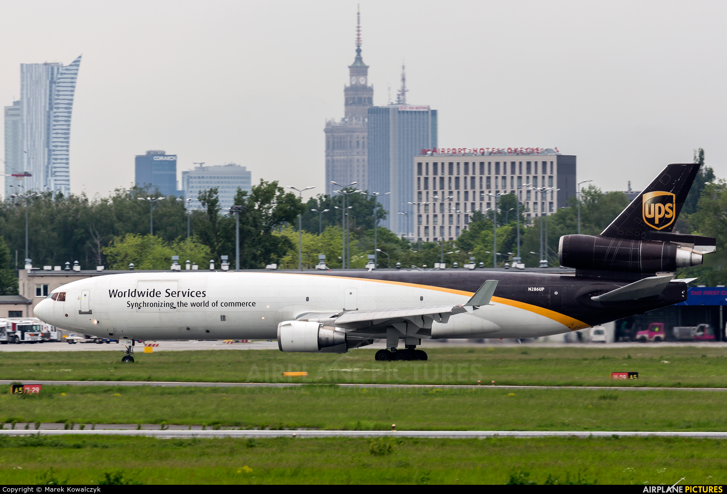 UPS - United Parcel Service N286UP aircraft at Warsaw - Frederic Chopin
