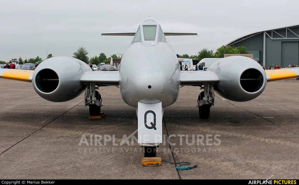 Aviation Heritage G-BWMF aircraft at Duxford