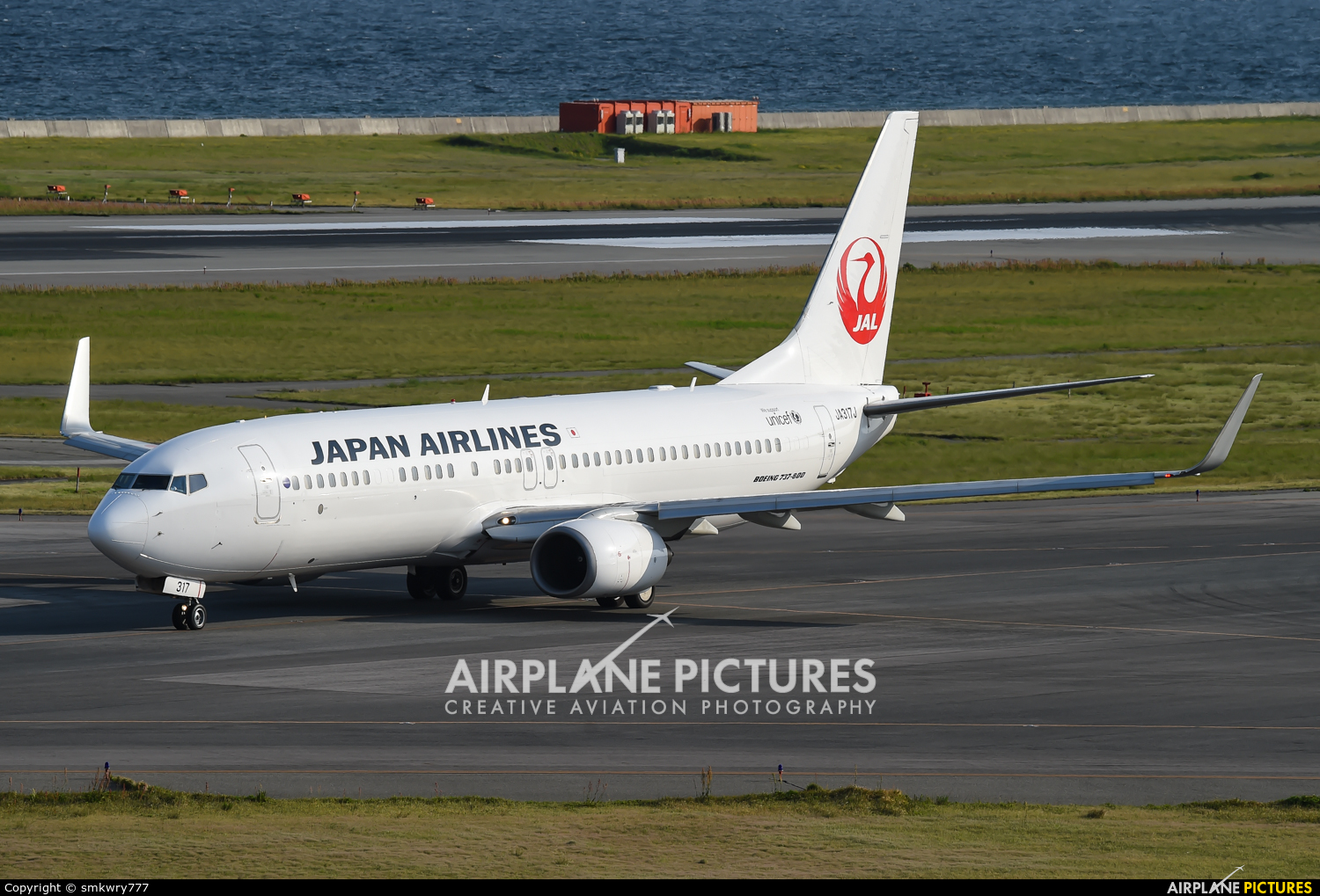 JAL - Japan Airlines JA317J aircraft at Kansai Intl