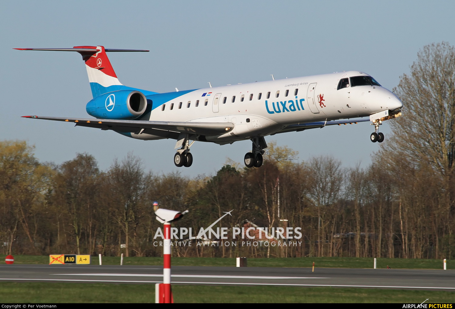 Luxair LX-LGI aircraft at Copenhagen Kastrup