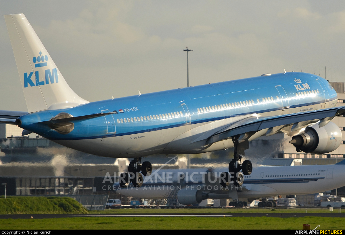 KLM PH-AOC aircraft at Amsterdam - Schiphol