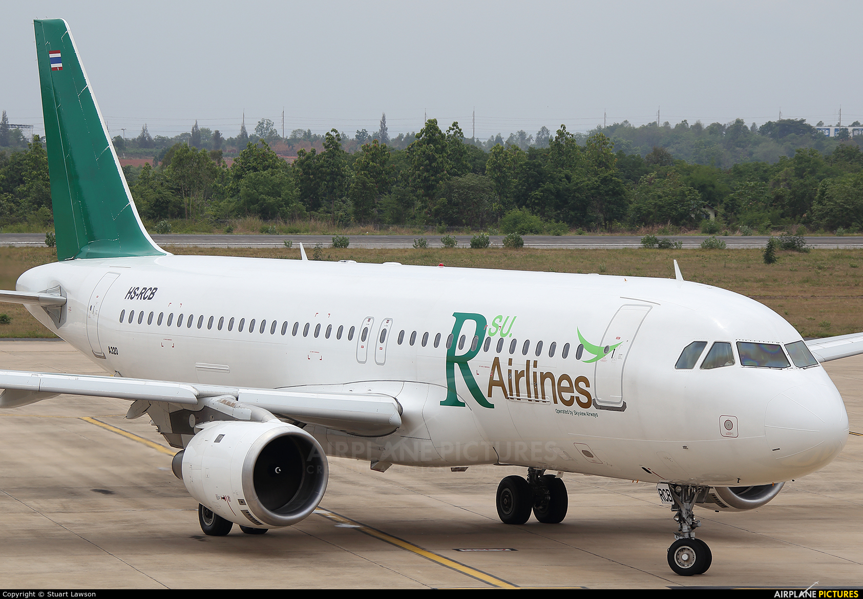 R Airlines  HS-RCB aircraft at Khon Kaen