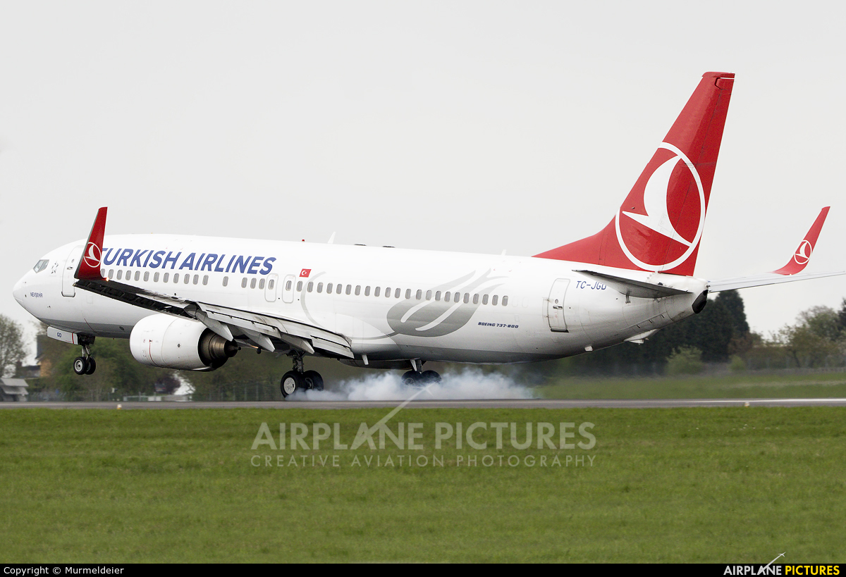 Turkish Airlines TC-JGD aircraft at Luxembourg - Findel