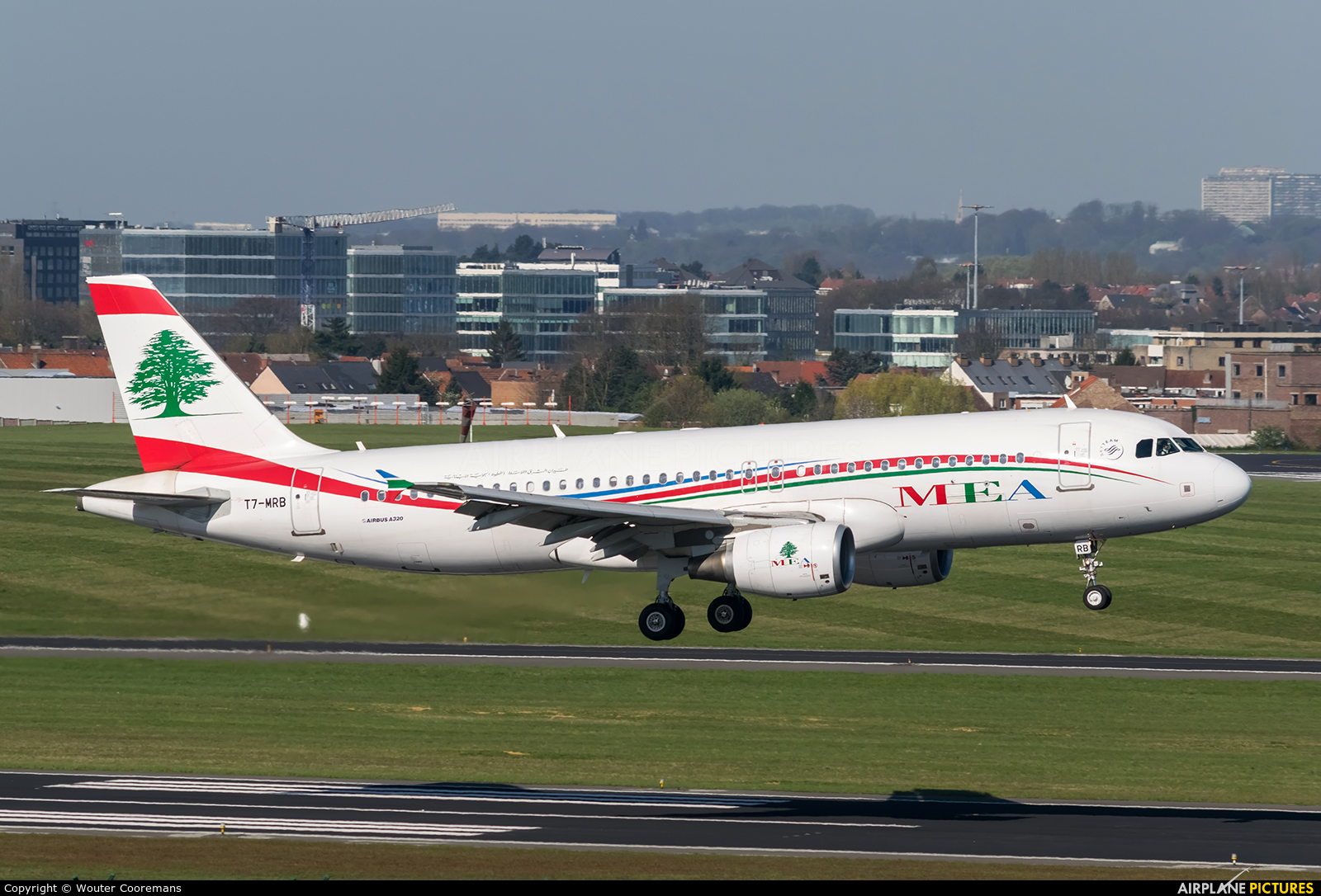 MEA - Middle East Airlines T7-MRB aircraft at Brussels - Zaventem