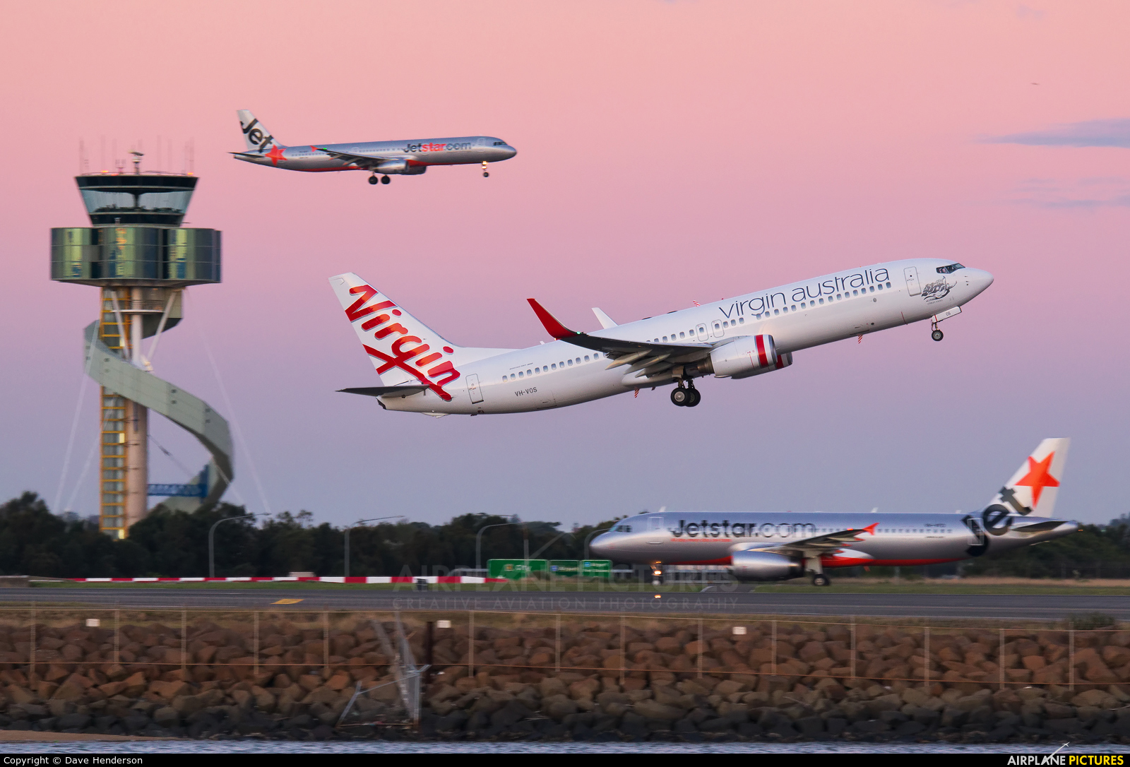 Virgin Australia VH-VOS aircraft at Sydney - Kingsford Smith Intl, NSW