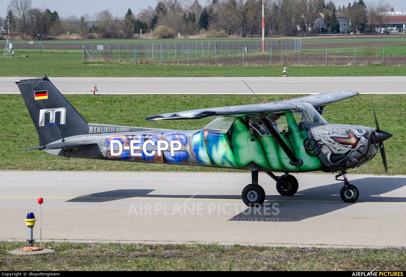 Private D-ECPP aircraft at Augsburg