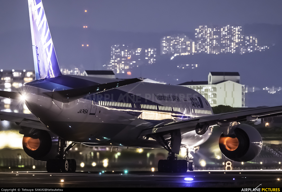 ANA - All Nippon Airways JA745A aircraft at Osaka - Itami Intl